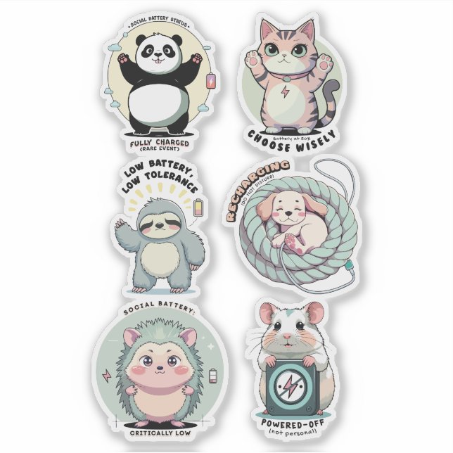 Social Battery Levels Sheet | Introvert Humor  (Front)