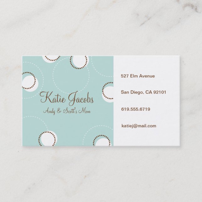 Social Calling Cards (Front)