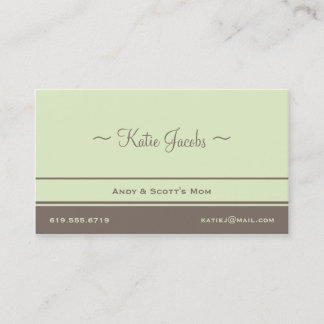 Social Calling Cards