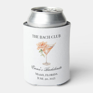 Social Club Blush Cocktail Bridesmaid Bach Party Can Cooler