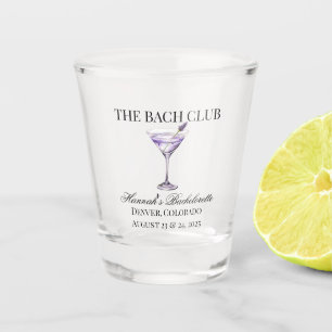 Social Club Lavender Cocktail Girls Trip Small Shot Glass