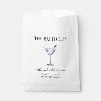 Social Club Lavender Cocktail The Bach Girls Trip Favour Bag