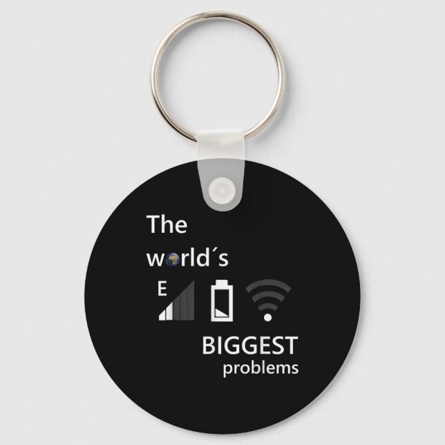 Social Criticism Nuclear Power Environmental Prote Keychain (Front)