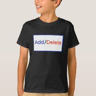 Social cyber typography funny cute design T-Shirt