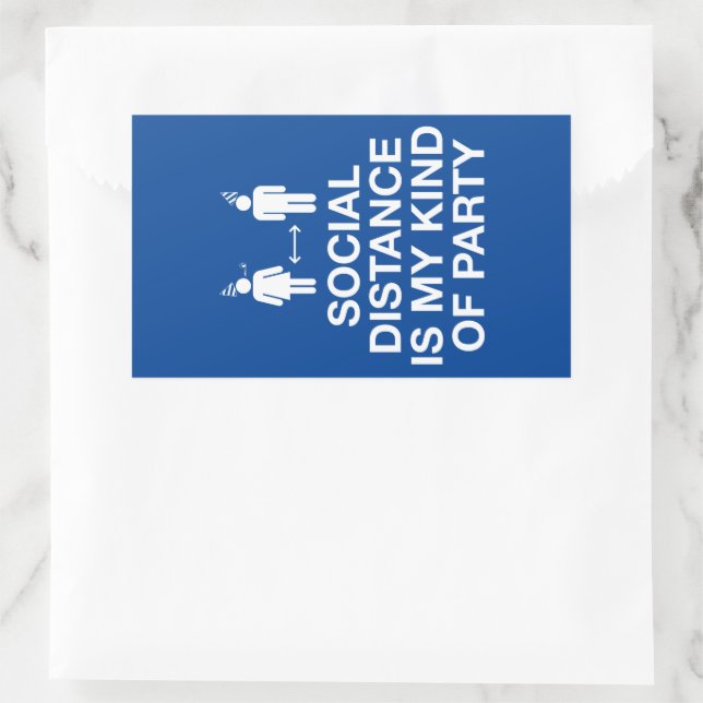 Social Distance is My Kind of Party Sticker (Bag)