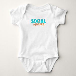 Social Distancing Baby Bodysuit