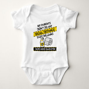 Social Distancing Baby Bodysuit