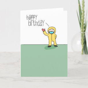 Social distancing Birthday card