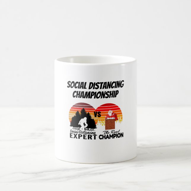 Social Distancing Championship - Yeti Coffee Mug (Center)