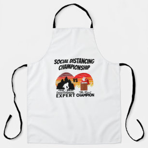 Social Distancing Championship - Yeti Santa Claus Apron