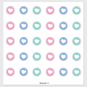 Social distancing colour coded pink blue green