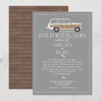 Social Distancing Drive By Wedding Shower Grey