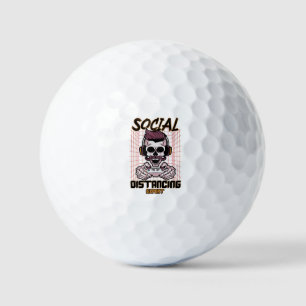 Social distancing expert gaming design golf balls