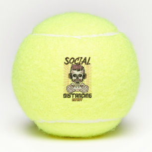 Social distancing expert gaming design tennis balls