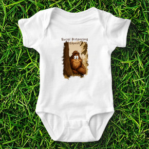 Social Distancing Expert Sasquatch Baby Bodysuit