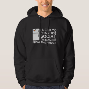 Social Distancing Fridge Hoodie