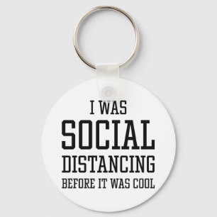 Social Distancing Keychain