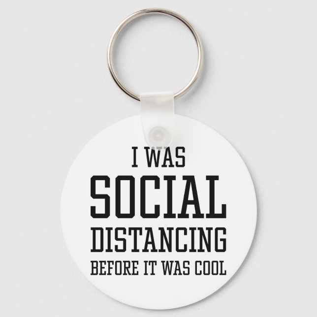 Social Distancing Keychain (Front)