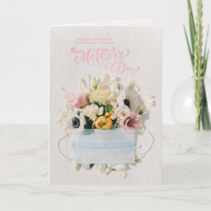 Social Distancing Mother's Day Bouquet Card