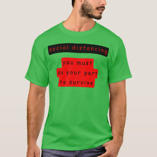 Social distancing nature 70s nostalgia vintage T-Shirt