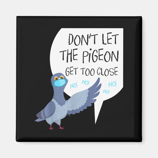 Social Distancing Parody Don't Let The Geon Get To Magnet (Front)