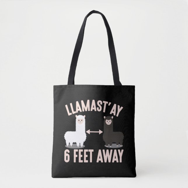 Social Distancing Sarcastic Quarantine Introvert Tote Bag (Front)