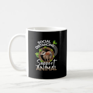 Social Distancing Skunk Wildlife Lover Zookeeper Z Coffee Mug