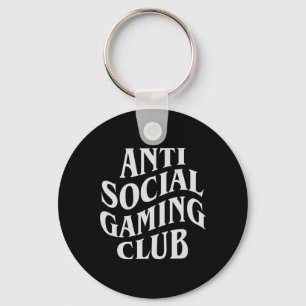 Social Gaming Club Funny Video Game Player Keychain