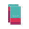Social Media Colour Block Turquoise Pink Purple