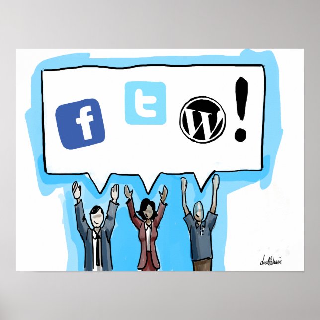 Social Media FTW! Poster (Front)