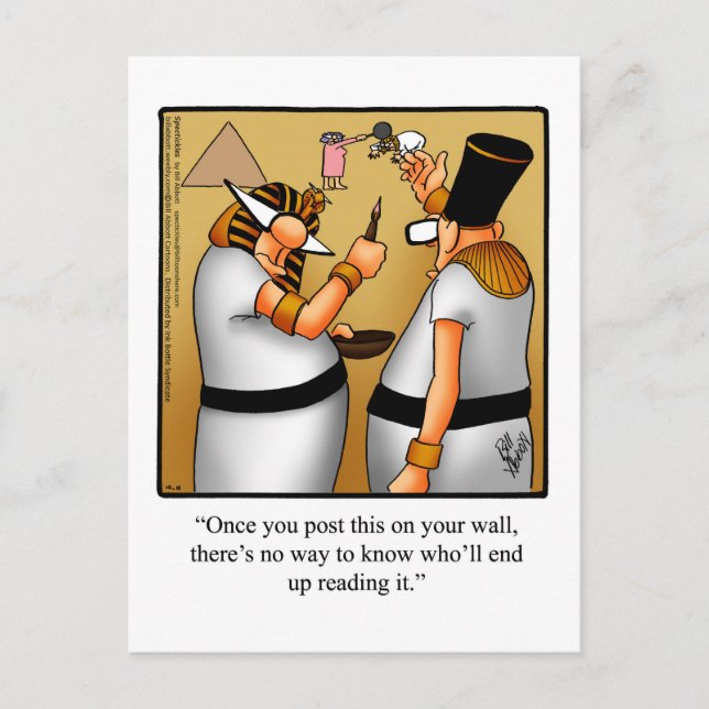 Social Media Humour Postcard "Spectickles" (Front)