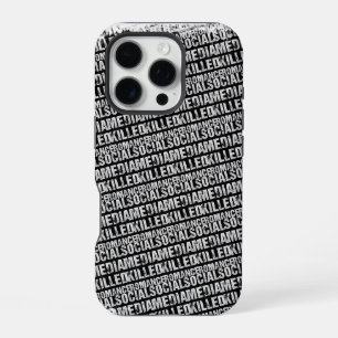 Social Media Killed Romance iPhone 16 Pro Case