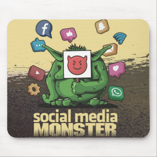 Social Media Monster Mousepad