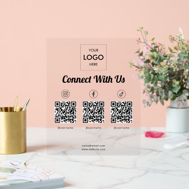 Social Media QR Code Entreprise (Mariage)