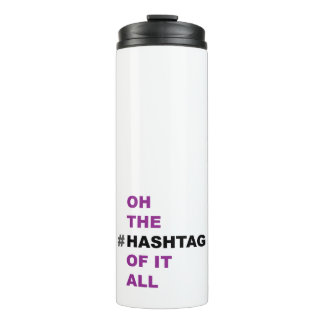 Social Media Thermal Travel Coffee Mug