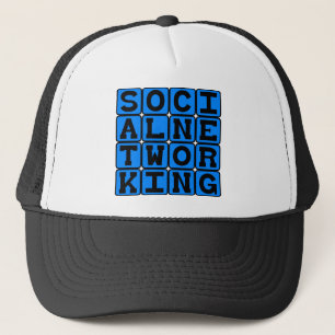 Social Networking Trucker Hat