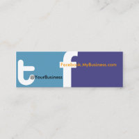 Social Profile Business Card tf 2.0 Back logo Upgr