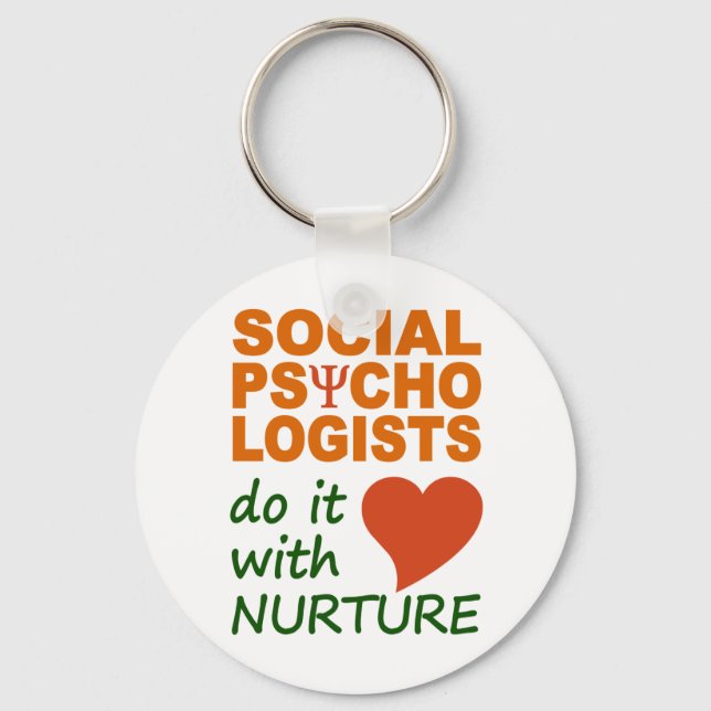 Social Psychologists keychain (Front)