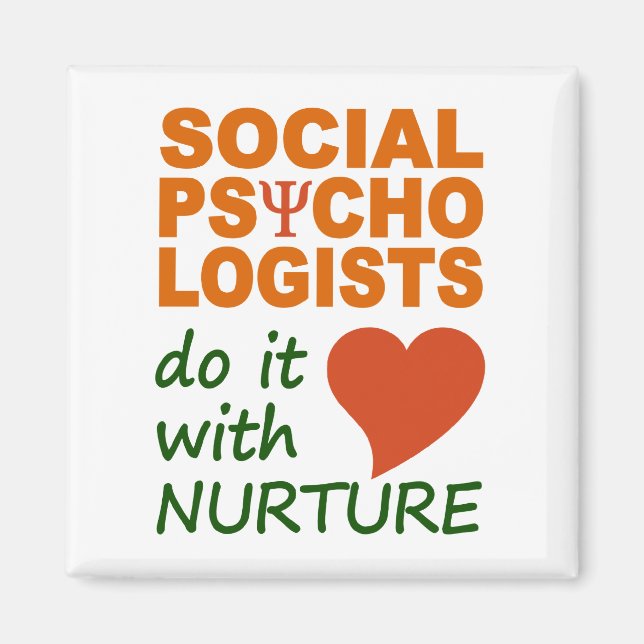 Social Psychologists magnet (Front)