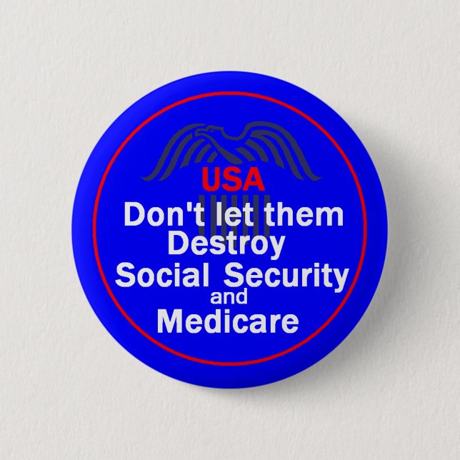 Social Security Button (Front)