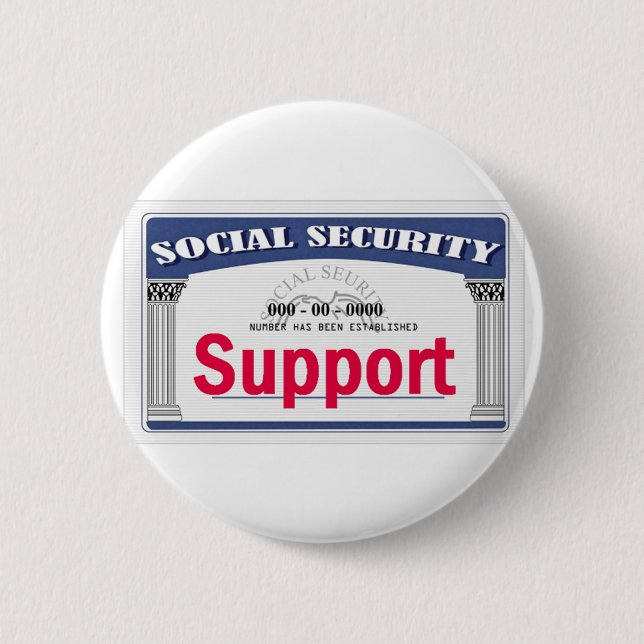 Social Security Button (Front)