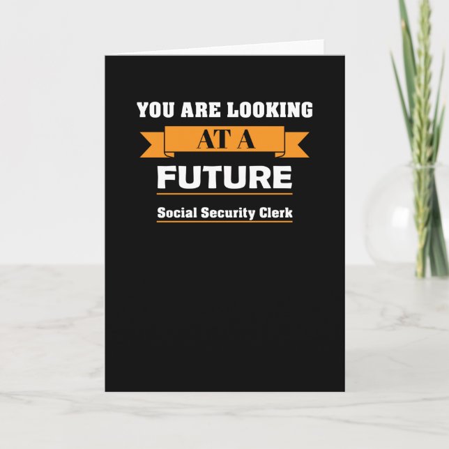 Social Security Clerk Card (Front)