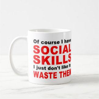 Social Skills Coffee Mug