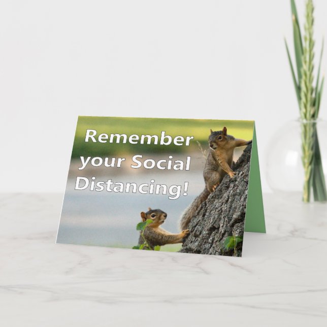 Social Squirrels Card (Front)