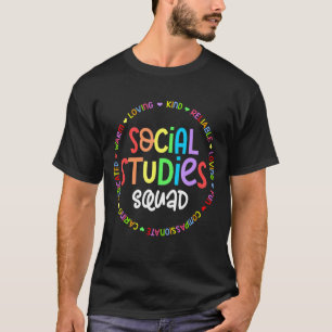 Social Studies Squad First Day Of School & Appreci T-Shirt