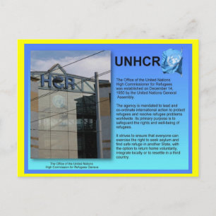 Social Studies, UNHCR, Geneva Postcard