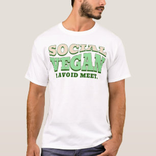 Social Vegan Introvert T-Shirt