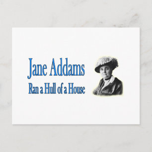 Social Work: Jane Addams Ran a Hull of a House Postcard