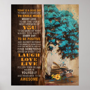 Social Work Today Is A Good Day Motivational Poster