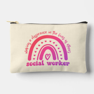 Social Worker Appreciation and Graduation Accessory Pouch